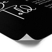 Truth Be Told Poem poster muurdecoratie (Hoek)