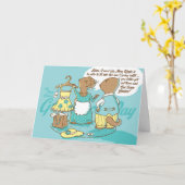 Truth Behind Groundhog Day Card CUSTOMIZABLE Kaart (Gele Bloem)