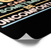 Truth Can Sometimes Be Uncomfortable, Motivational Poster (Hoek)