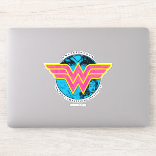 Truth Compassion Sterkte Comic Wonder Woman Logo Sticker