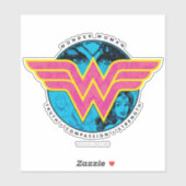 Truth Compassion Sterkte Comic Wonder Woman Logo Sticker (Vel)