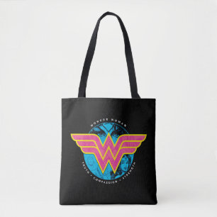 Truth Compassion Sterkte Comic Wonder Woman Logo Tote Bag