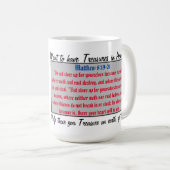 "Truth Counts" koffie-Mok Koffiemok (Voorkant rechts)