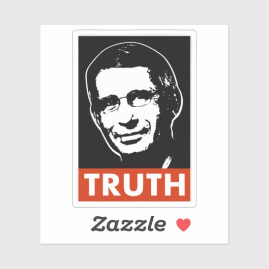 Truth dr Fauci Sticker (Vel)
