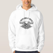 Truth Ends at Death Skull Design Hoodie (Voorkant)