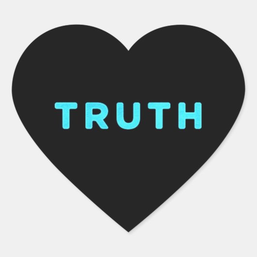 TRUTH HONESTY INTEGRITY MOTTO MOTIVATIE EXPRESS HART STICKER (Voorkant)