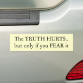 Truth Hurts Bumpersticker (Op auto)