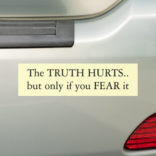 Truth Hurts Bumpersticker (Op auto)