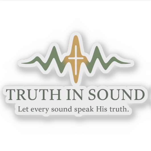 Truth in Sound Official Merch Sticker (Voorkant)