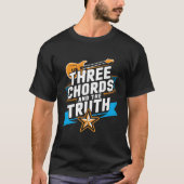 Truth in Strings - Minimalistisch T-shirt voor Gui (Voorkant)