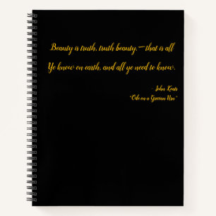 Truth Is Beauty notitieboek beroemd gemaakt door J