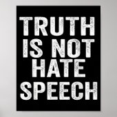 Truth Is Not Hate Speech  Poster (Voorkant)