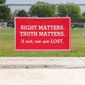 Truth Matets Impeachment Protest Sign Spandoek (Insitu)