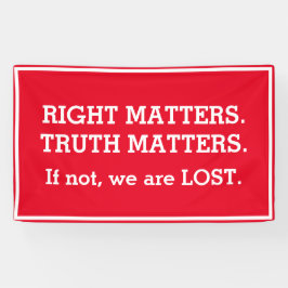 Truth Matets Impeachment Protest Sign Spandoek
