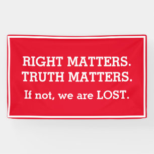 Truth Matets Impeachment Protest Sign Spandoek