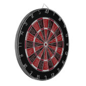 Truth of Dare (geen zoen) Red en Black Dartbord (Voorkant Links)