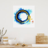 Truth on the Edge of Center, Enso Poster (Keuken)
