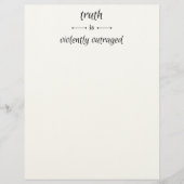 Truth or lie? briefhoofd (Voorkant)