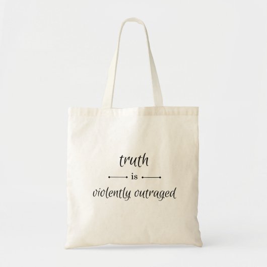 Truth or lie? tote bag (Voorkant)