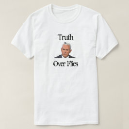 Truth Over Flies, wit T-shirt