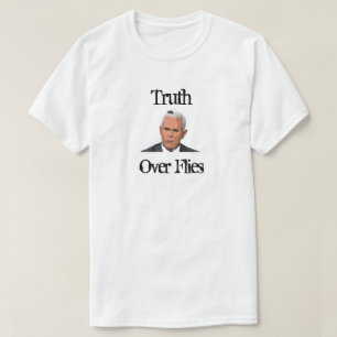 Truth Over Flies, wit T-shirt