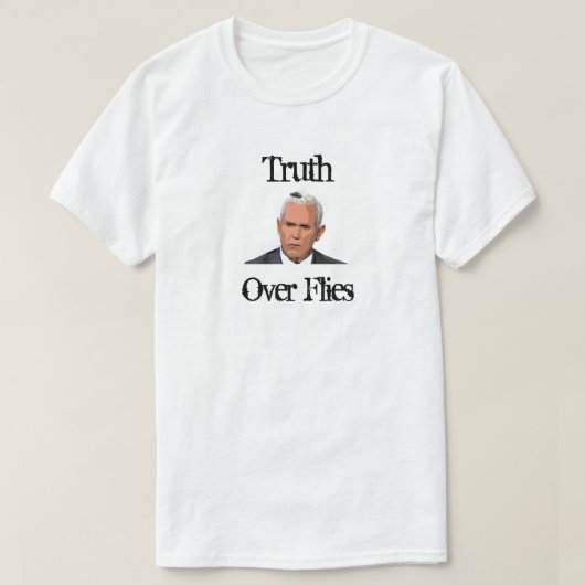 Truth Over Flies, wit T-shirt (Design voorkant)