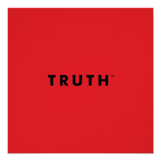 TRUTH Perfect Poster (Voorkant)