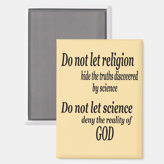 Truth Science God Magneet (Voorkant / Achterkant)