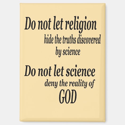 Truth Science God Magneet (Voorkant)