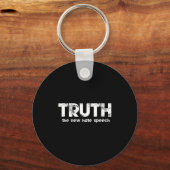 Truth The New Hate Speech Funny Quote Sleutelhanger (Voorkant)