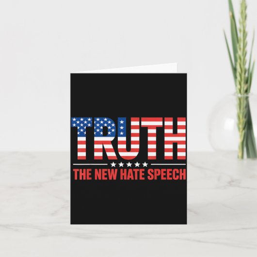 Truth The New Hate Speech Litical Correctness Usa  Kaart (Voorkant)