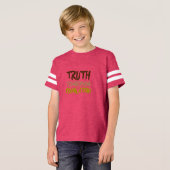 TRUTH TRANSCENDS KINDER GOLD HALF SLEEVE T-SHIRT (Voorkant volledig)