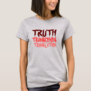 TRUTH TRANSCENDS RED TODDLER RAGLAN T-SHIRT