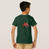 TRUTH TRANSCENES YOUTH RED RAGLAN T-SHIRT (Achterkant volledig)