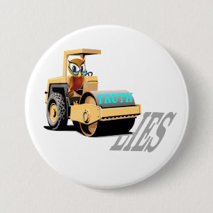 Truth vs. Lies Ronde Button 7,6 Cm