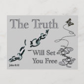 Truth Will Set You Free Briefkaart (Voorkant)