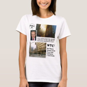 Truth WTC7 Trek het shirt aan