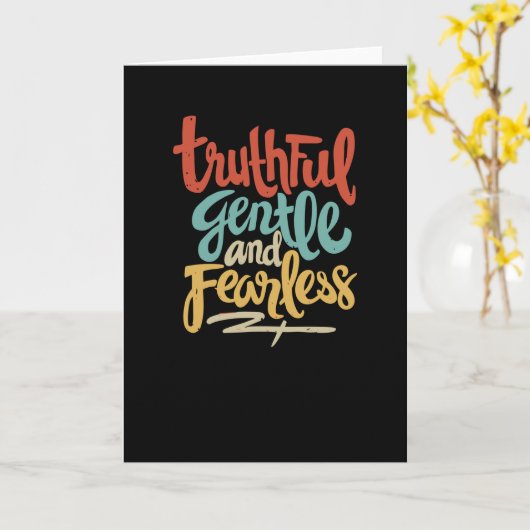 Truthful Gentre and Fearless Kaart (Gele Bloem)