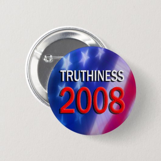 TRUTHINESS 2008 RONDE BUTTON 5,7 CM (Voorkant /achterkant)