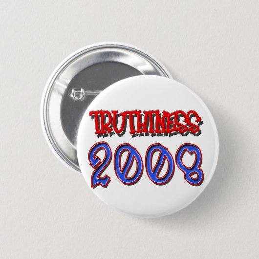 TRUTHINESS 2008 RONDE BUTTON 5,7 CM (Voorkant /achterkant)
