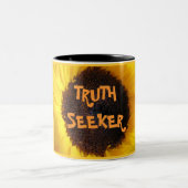 TRUTHSEEKER-mok Tweekleurige Koffiemok (Center)