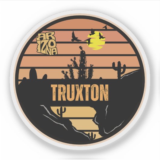 Truxton, Arizona Sticker (Voorkant)