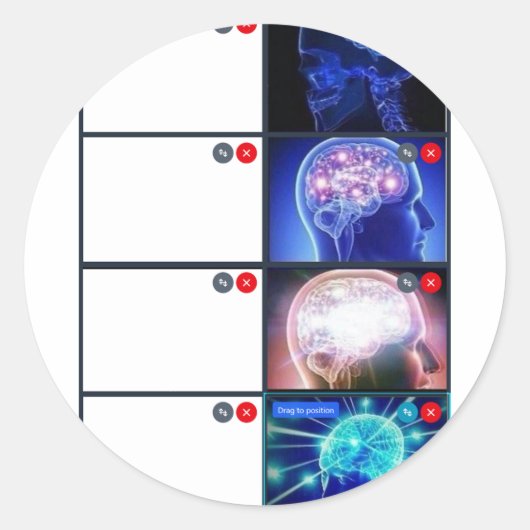 TRVMP Custom Meme Sticker (Voorkant)