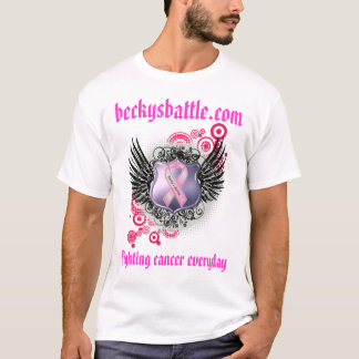 try1, beckysslag.com, elke dag kanker bestrijden t-shirt