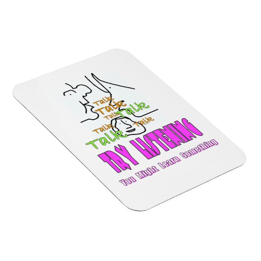 Try Listening Refrigerator  Magneet (Rechterzijde)