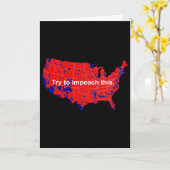 Try To Impeach This 2016 Election Map Trump Kaart (Gele Bloem)