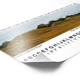 Tryck — Kungshögarna + runalfabetet Foto Afdruk