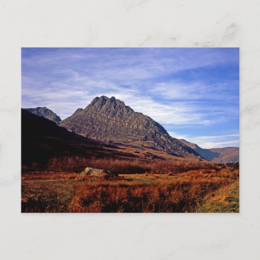 Tryfan Snowdonia North Wales Briefkaart (Voorkant)
