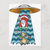 Trying to steal Santa Feestdagenkaart (Voorkant)