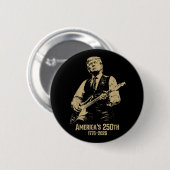 Trymp 4 juli ronde button 5,7 cm (Voorkant /achterkant)